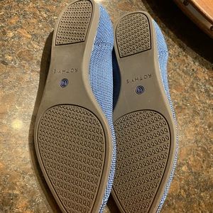 Rothy blue flats